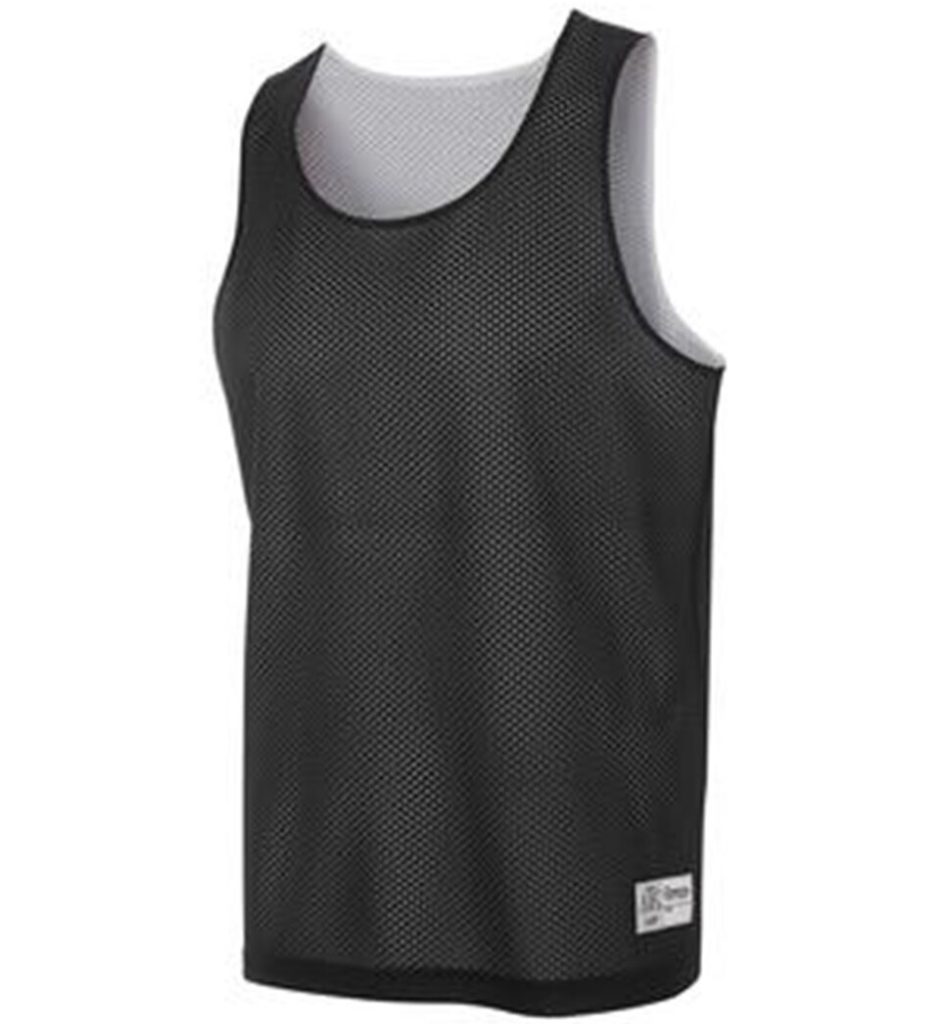 Reversible Black and White Mesh Sports Jersey
